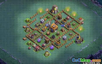 COC Builder Hall 7 Baslayouter: Jordbruk och trofékartor #14032