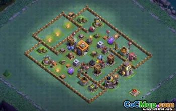 COC Builder Hall 7 Baslayouter: Jordbruk och trofékartor #14037
