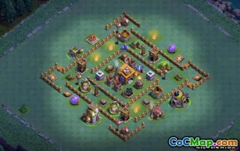 COC Builder Hall 7 Baslayouter: Jordbruk och trofékartor #14038