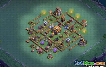 COC Builder Hall 7 Baslayouter: Jordbruk och trofékartor #14088