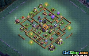 COC Builder Hall 7 Baslayouter: Jordbruk och trofékartor #14154