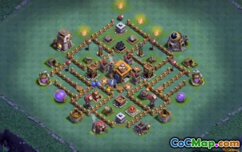 COC Builder Hall 7 Baslayouter: Jordbruk och trofékartor #14155