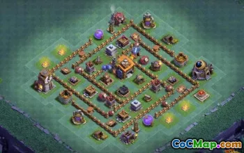 COC Builder Hall 7 Layouts: Farming and Trophy Bases Guide #14018