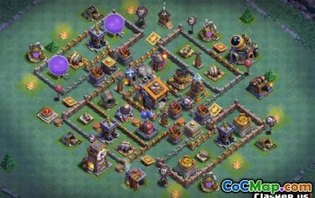 COC Builder Hall 9 Aspecte de bază: Hărți agricole și trofee #12874