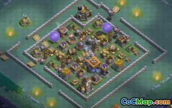 COC Builder Hall 9 Baslayouter: Jordbruk och trofékartor #14009