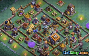 COC Builder Hall 9 Baslayouter: Jordbruk och trofékartor #14455