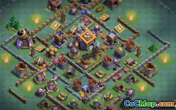 COC Builder Hall 9 Baslayouter: Jordbruk och trofékartor #14493