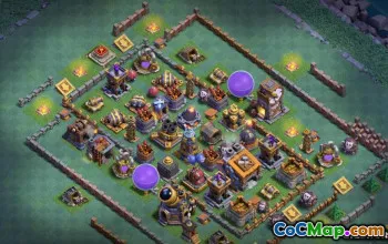 COC Builder Hall 9 Baslayouter: Jordbruk och trofékartor #14543