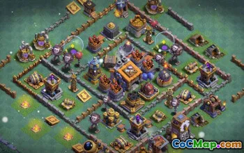 COC Builder Hall 9 Baslayouter: Jordbruk och trofékartor #14875