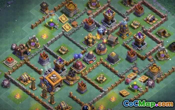 COC Builder Hall 9 Baslayouter: Jordbruk och trofékartor #14881