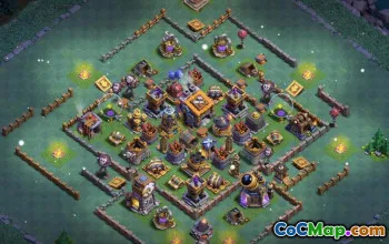 COC Builder Hall 9 Baslayouter: Jordbruk och trofékartor #14921