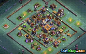 COC Builder Hall 9 Baslayouter: Jordbruk och trofékartor #14923