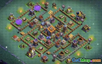COC Builder Hall 9 Baslayouter: Jordbruk och trofékartor #15394