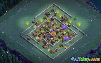 COC Builder Hall 9 Baslayouter: Farming & Trophy Maps #15721