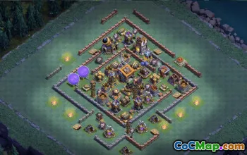 CoC Builder Hall 9 Base Layouts: Farming & Trophy Maps #16865