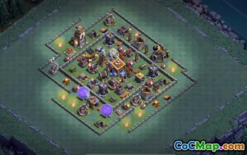 CoC Builder Hall 9 Base Layouts: Farming & Trophy Maps #16871