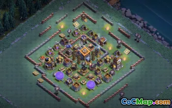CoC Builder Hall 9 Base Layouts: Farming & Trophy Maps #16875