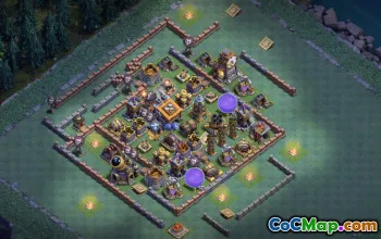 CoC Builder Hall 9 Base Layouts: Farming & Trophy Maps #16881