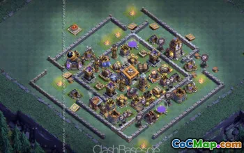 CoC Builder Hall 9 Base Layouts: Farming, Trophy & Maps #16903
