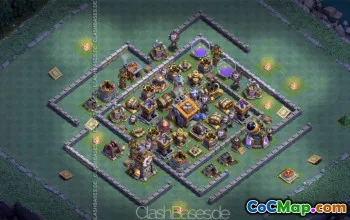 CoC Builder Hall 9 Base Layouts: Farming, Trophy & Maps #16909