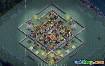 CoC Builder Hall 9 Base Layouts: Farming & Trophy Maps #16921