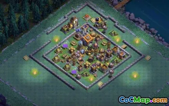 CoC Builder Hall 9 Base Layouts: Farming & Trophy Maps #17087
