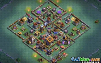 Coc Builder Hall 9 Базовые макеты и ссылки - Начните! #13217