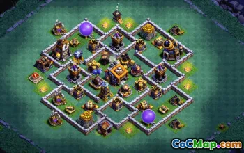 CoC Builder Hall 9 & Base Layouts | Trophy, Farming & More #33723