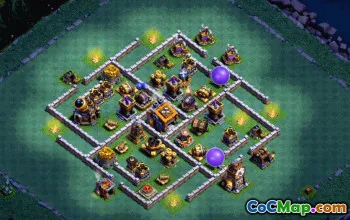 CoC Builder Hall 9 & Base Layouts | Trophy, Farming & More #33730