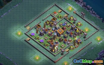 COC Builder Hall 9 Layouts: Farming and Trophy Base Maps #14146