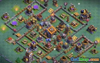 COC Builder Hall 9 Layouts: Farming and Trophy Base Maps #15013