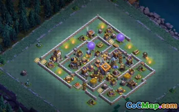 COC Builder Hall 9 Layouts: Maps de base de l'agriculture et des trophées # 15719