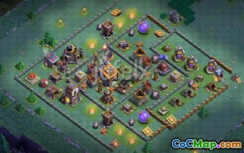 COC Builder Hall 9 Layouts: Maps de l'agriculture et des trophées # 16099