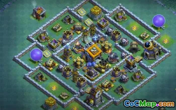 CoC Builder Hall 9 Layouts: Farming & Trophy Maps #17153
