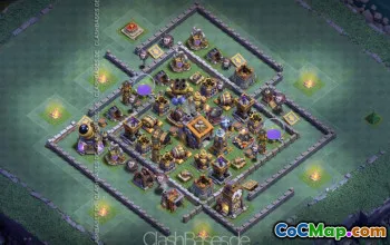 CoC Builder Hall 9 Layouts: Trophy & Farming Maps Guide #16899