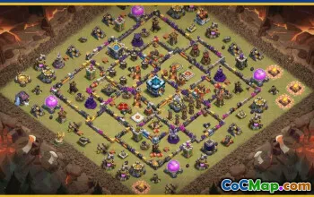CoC Layouts Copy Base Layouts for Town Hall 13, War & Trophy Bases #29048