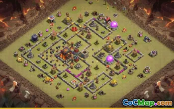 CoC Scrolls & Layouts | Town Hall 10, War, Trophy & Map Bases #29248