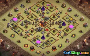 Układy podstawowe COC TH10: Strona główna, War & Trophy Maps #15896
