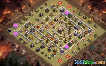 CoC TH11 Base Layouts: War, Trophy, Hybrid Maps & More #17369