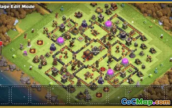CoC Town Hall 10 Base Layouts & Copy Links | War & Trophy Bases #30287