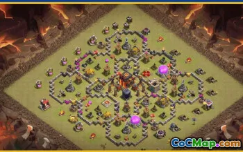 CoC Town Hall 10 Base Layouts | Farm, War, Trophy & Hybrid Maps #29135