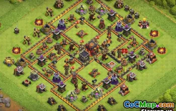 Tòa thị chính Coc 10 Bố cục cơ sở & Bản đồ nông nghiệp #13028