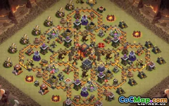 Tata Letak Pangkalan Balai Kota Coc: Pertanian, Trofi & Hibrida #13788