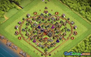 CoC Town Hall 10 Base Layouts: Farming, Trophy & Hybrid #16799
