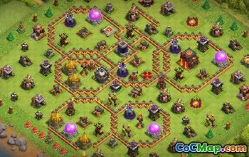 CoC Town Hall 10 Base Layouts: Farming, Trophy & Hybrid #17356