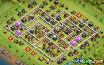 CoC Town Hall 10 Base Layouts: Farming & Trophy Maps #12361