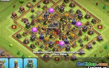 CoC Town Hall 10 Base Layouts: Farming & Trophy Maps #13430