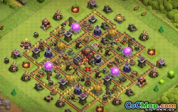 CoC Town Hall 10 Base Layouts: Farming & Trophy Maps #13739