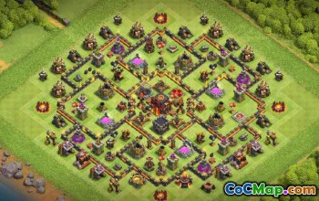 CoC Town Hall 10 Base Layouts: Farming, Trophy & Maps #16963