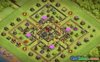 CoC Town Hall 10 Base Layouts: Farming & Trophy Maps #17289